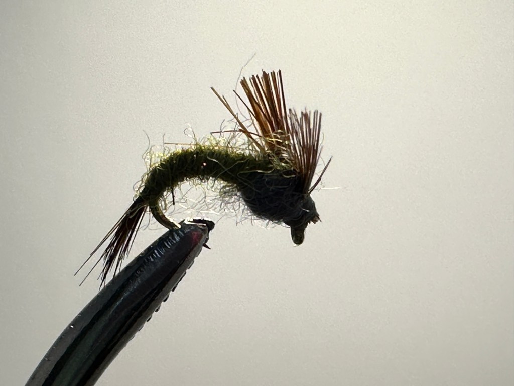 Bars Emerger Olive Beadhead