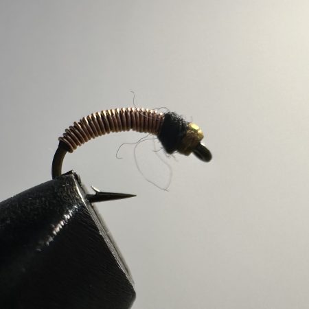 Brassie Copper no Hurl Beadhead Scud Hook